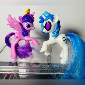 2014 MLP G4 Twilight Sparkle DJ Pon3 (Vinyl Scratch) 3”McDonalds Happy Meal Toys